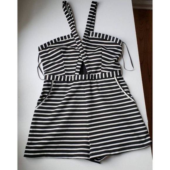 Bec & Bridge Stripe Romper from REVOLVE - Picture 6 of 7